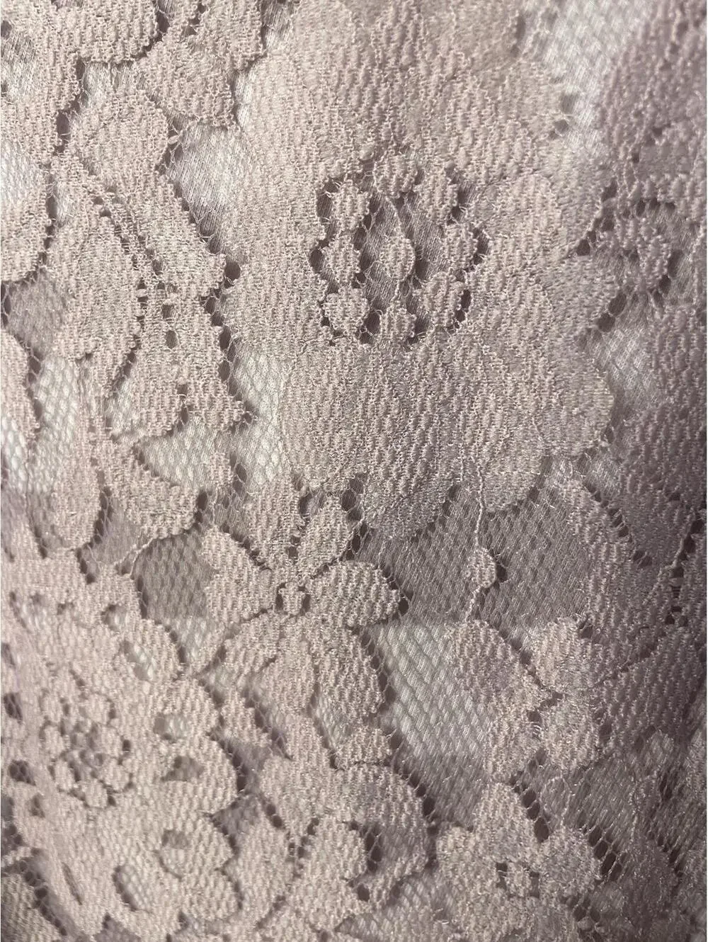 LOFT Lace Front Top Blouse Women's Size XL Purple Floral Striped Feminine - Picture 4 of 5